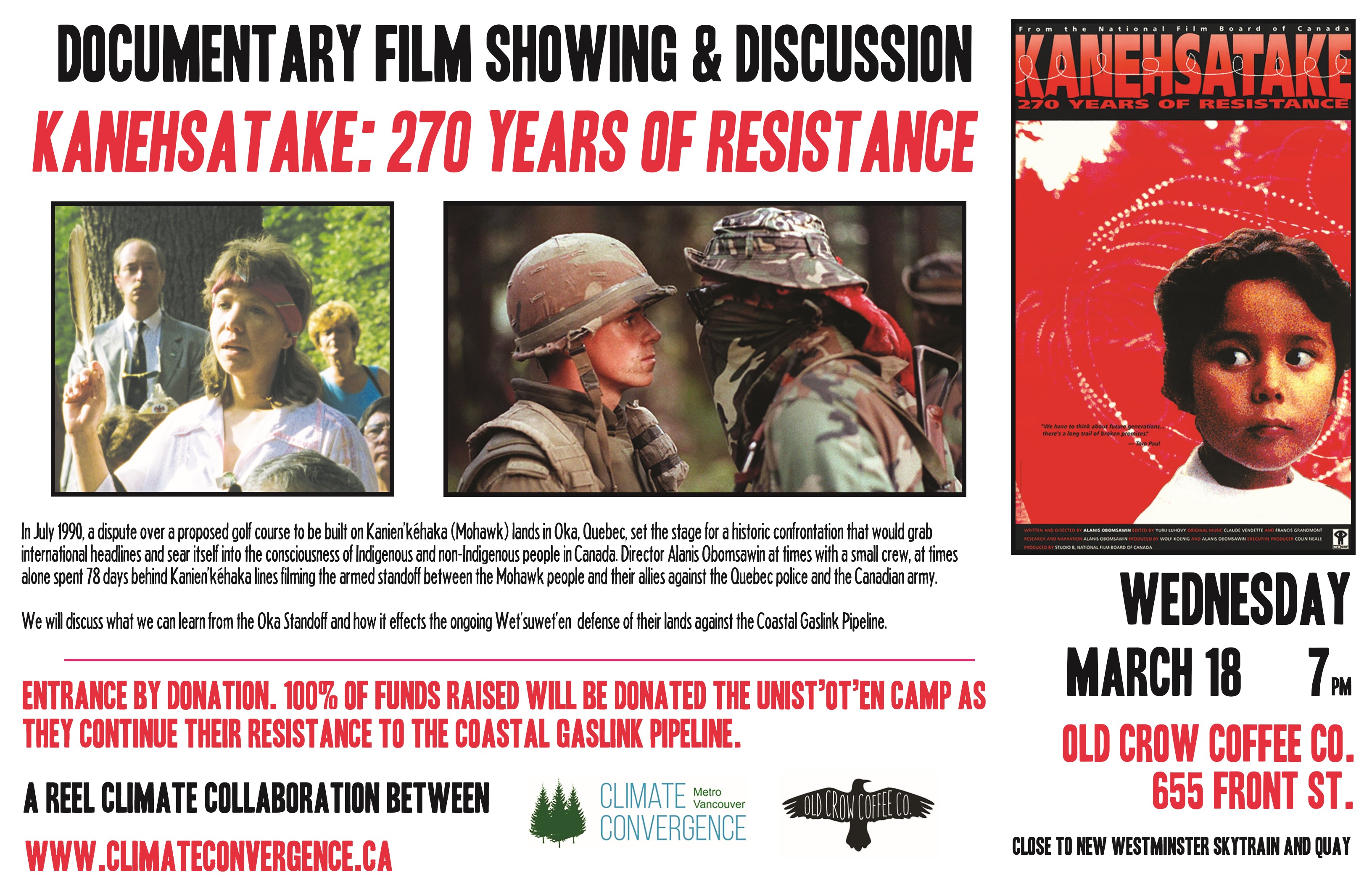 KANEHSATAKE: 270 YEARS OF RESISTANCE - Climate Convergence Metro ...